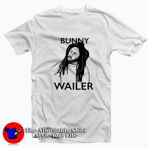 Vintage Bunny Wailer Sketch Unisex T-shirt On Sale