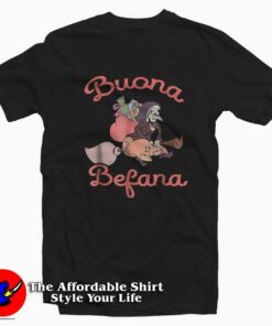 Vintage Buona Befana Italian Christmas T-shirt On Sale Vintage Buona Befana Italian Christmas T-shirt On Sale