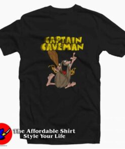 Vintage Captain Caveman Logo Funny Unisex T-shirt On Sale Vintage Captain Caveman Logo Funny Unisex T-shirt On Sale