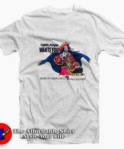 Vintage Captain Morgan Wan’t You Unisex T-shirt On Sale
