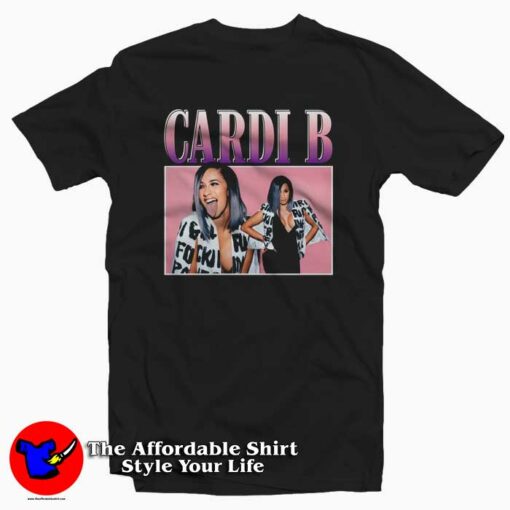 Vintage Cardi B Pinky Unisex T-shirt On Sale