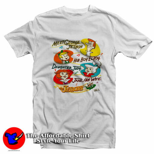 Vintage Cartoon The Jetsons Unisex T-Shirt On Sale