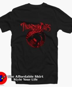 Vintage Cartoon ThunderCats Red Logo Unisex T-Shirt On Sale Vintage Cartoon ThunderCats Red Logo Unisex T-Shirt On Sale