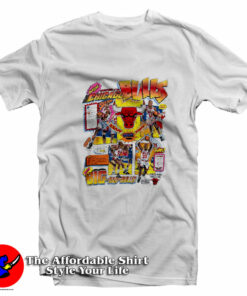 Vintage Chicago Bulls Comic Graphic Unisex T Shirt On Sale 1