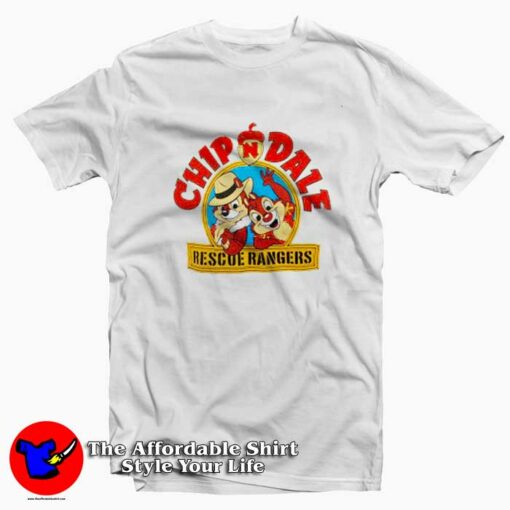 Vintage Chip N Dale Rescue Rangers T-shirt On Sale