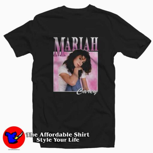 Vintage Cool Mariah Carey Graphic Unisex T-shirt On Sale