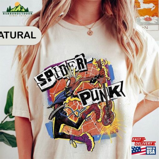 Vintage Custom Spider Punk Shirt Man Across The Classic T-Shirt