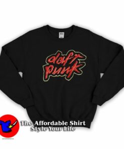 Vintage Daft Punk Homework Logo Graphic Sweatshirt On Sale Vintage Daft Punk Homework Logo Graphic Sweatshirt On Sale