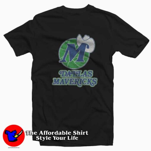 Vintage Dallas Mavericks NBA Basketball T-shirt On Sale