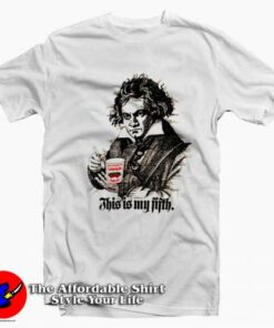 Vintage Dannon Yogurt Ludwig Van Beethoven T-Shirt On Sale 1 Vintage Dannon Yogurt Ludwig Van Beethoven T Shirt On Sale 2