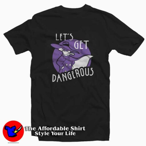 Vintage Darkwing Duck  Let’s Get Dangerous T-shirt On Sale