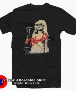 Vintage ̣Debbie Harry Signed Blondie Unisex T-shirt On Sale Vintage ̣Debbie Harry Signed Blondie Unisex T-shirt On Sale