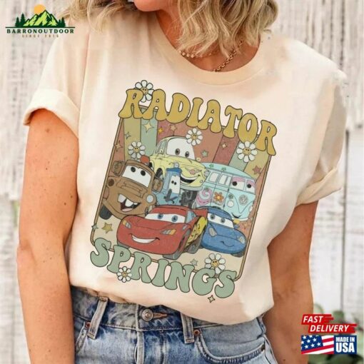 Vintage Disney Cars Shirt Movie Hippie T-Shirt Sweatshirt