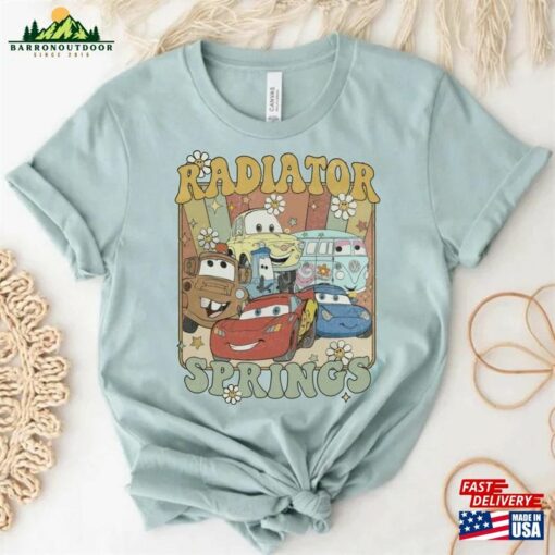 Vintage Disney Cars Shirt Movie Hippie T-Shirt Sweatshirt