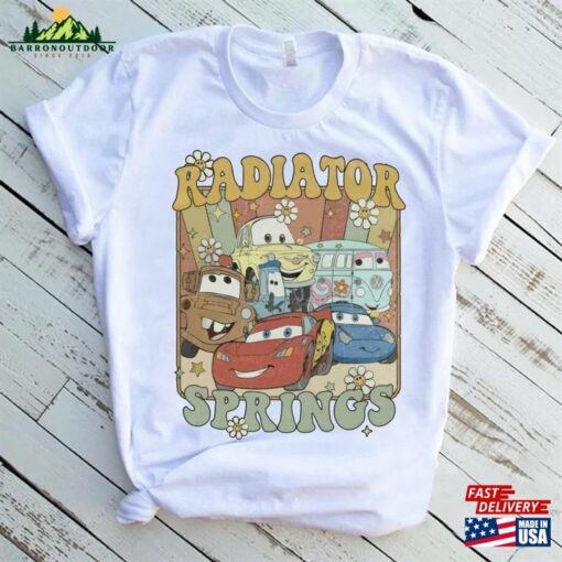 Vintage Disney Cars Shirt Movie Hippie T-Shirt Sweatshirt