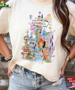 Vintage Disney Elemental 2023 Comfort Shirt Pixar Ember Wade Clod Grale Classic T Shirt 3