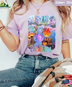 Vintage Disney Elemental 2023 Shirt Pixar Ember Wade Clod Grale Unisex Classic