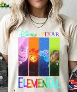 Vintage Disney Elemental Characters Shirt Ember Wade Clod Grale Retro Movie 2023 Disneyland Trip Sweatshirt Unisex Vintage Disney Elemental Characters Shirt Ember Wade Clod Grale Retro Movie 2023 Disneyland Trip Sweatshirt Unisex