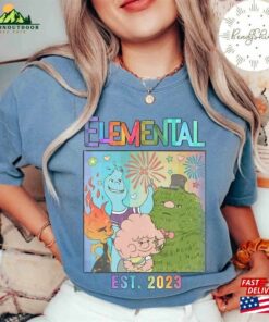Vintage Disney Elemental Est 2023 Shirt Retro Pixar Characters Ember Wade Clod Grale T-Shirt Sweatshirt 2 Vintage Disney Elemental Est 2023 Shirt Retro Pixar Characters Ember Wade Clod Grale T Shirt Sweatshirt 3