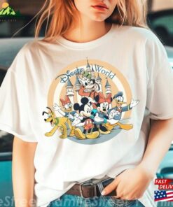 Vintage Disney Family Shirt 2023 Disneyworld Shirts Magic Kingdom For Hoodie Classic