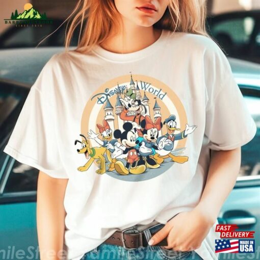 Vintage Disney Family Shirt 2023 Disneyworld Shirts Magic Kingdom For Hoodie Classic