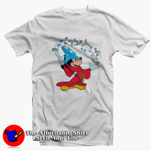 Vintage Disney Mickey Mouse Fantasia Unisex T-Shirt On Sale