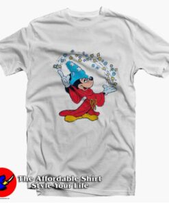 Vintage Disney Mickey Mouse Fantasia Unisex T-Shirt On Sale