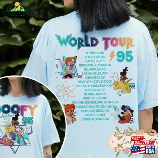 Vintage Disney Powerline Shirt 90S A Goofy Movie Stand Out Tour 95 Magic Kingdom T-Shirt Unisex