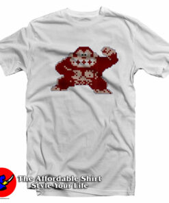 Vintage Donkey Kong 8-Bit Funny Unisex T-Shirt On Sale