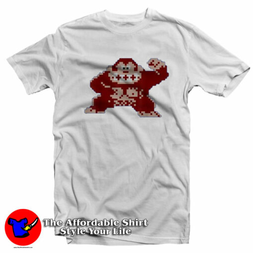 Vintage Donkey Kong 8-Bit Funny Unisex T-Shirt On Sale