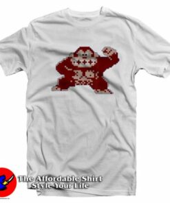 Vintage Donkey Kong 8-Bit Funny Unisex T-Shirt On Sale