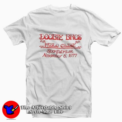 Vintage Doobie Brothers Pablo Cruise Concert T-shirt On Sale