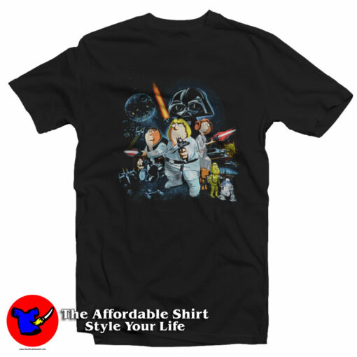 Vintage Family Guy x Star Wars Funy Unisex T-Shirt On Sale