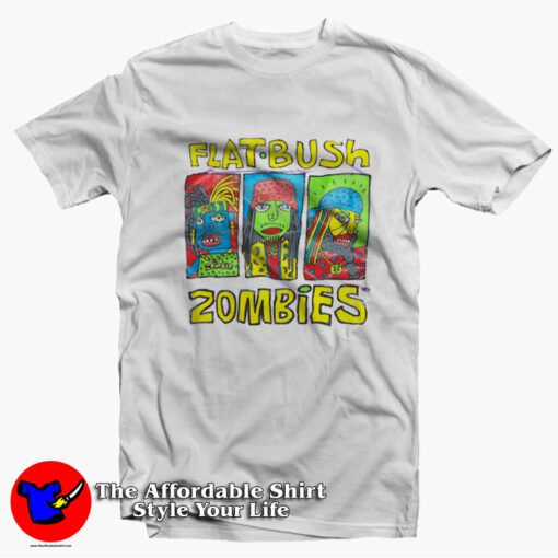 Vintage Flat Bush Zombies Funny Unisex T-Shirt On Sale