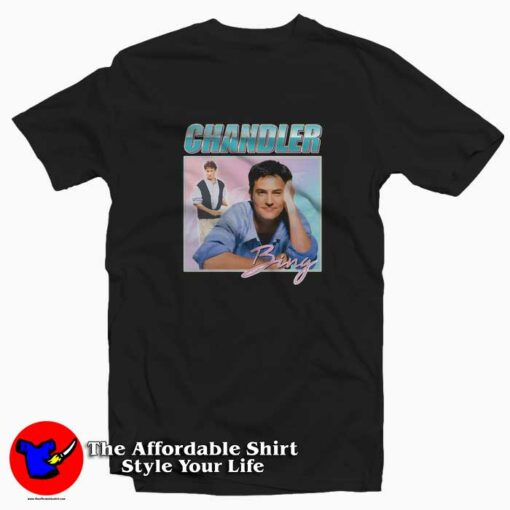 Vintage Friends Chandler Bing Funny 90s T-shirt On Sale