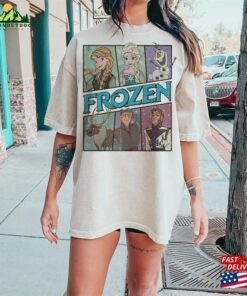 Vintage Frozen Characters Shirt Elsa Princess Classic Sweatshirt 4