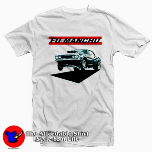 Vintage Fu Manchu Muscle Car Unisex T-shirt On Sale