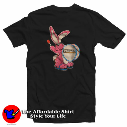 Vintage Funny Energizer Bunny Unisex T-Shirt On Sale