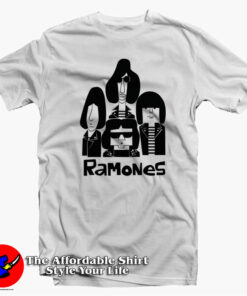 Vintage Funny Ramones Cartoon Parody Unisex T shirt On Sale 1