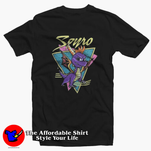 Vintage Funny Spyro The Dragon Unisex T-shirt On Sale