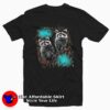 Vintage Glowing Eyed Raccoons Graphic Unisex T-Shirt On Sale