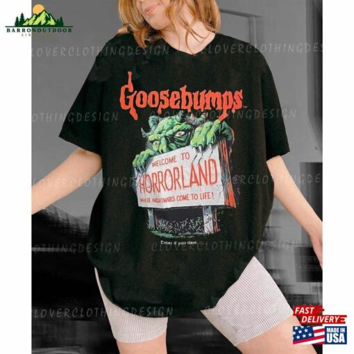 Vintage Goosebumps Bedtime Retro Scary Sweatshirt Halloween Tee Party 2023 Hoodie T-Shirt