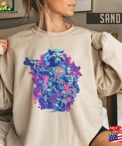 Vintage Guardians Of The Galaxy Shirt Rocket Raccoon Marvel Avengers Family Sweatshirt T-Shirt