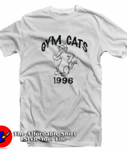 Vintage Gym Cats 1996 Funny Unisex T-Shirt On Sale