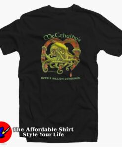 Vintage HP Lovecraft McDonalds Parody T-Shirt On Sale Vintage HP Lovecraft McDonalds Parody T-Shirt On Sale