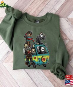 Vintage Halloween Horror Movies Shirt Characters Television Scary Movie Unisex T-Shirt