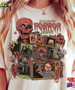 Vintage Halloween Horror Nights Universal Studios Shirt Characters Television Scary Movie Tee Hoodie Unisex