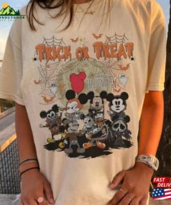 Vintage Halloween Mouse And Friends Horror Movie Shirt Friday The 13Th Unisex Classic