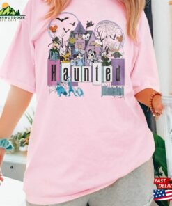 Vintage Haunted Mansion Halloween Shirt Mickey And Friends Disney Trip T-Shirt Unisex