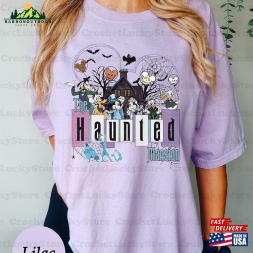 Vintage Haunted Mansion Halloween Shirt Party Matching Wdw Spooky Season Classic T-Shirt